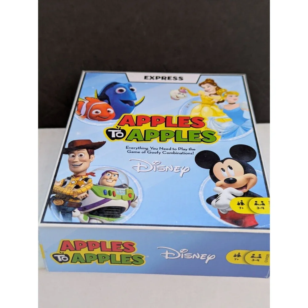 Apples to Apples Express Mattel Card Game Disney Edition